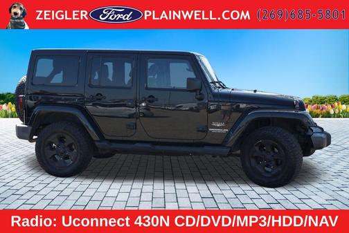 Black Clearcoat 2014 Jeep Wrangler Unlimited Sahara