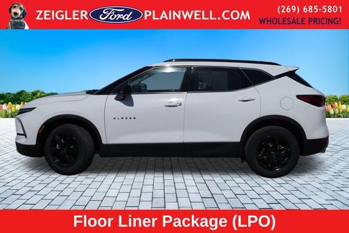Summit White 2023 Chevrolet Blazer RS