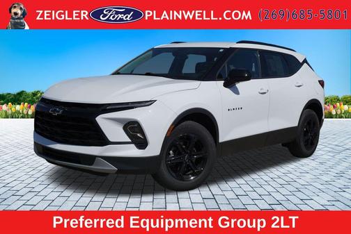 Summit White 2023 Chevrolet Blazer RS