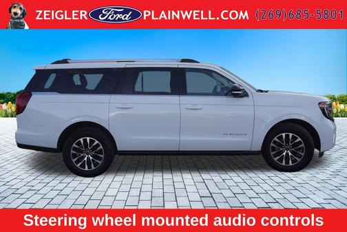 Oxford White 2025 Ford Expedition Max Platinum