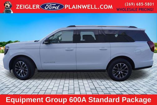 Oxford White 2025 Ford Expedition Max Platinum