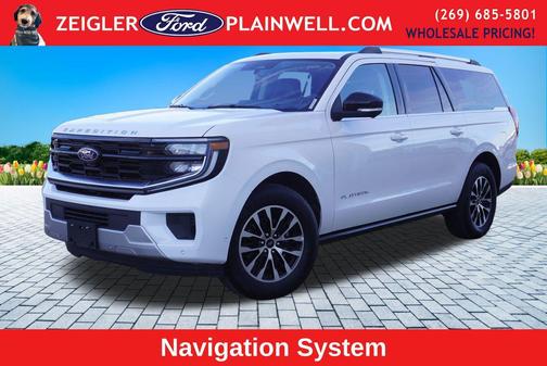 Oxford White 2025 Ford Expedition Max Platinum
