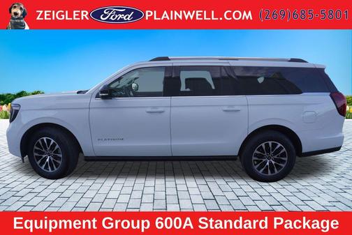 Oxford White 2025 Ford Expedition Max Platinum