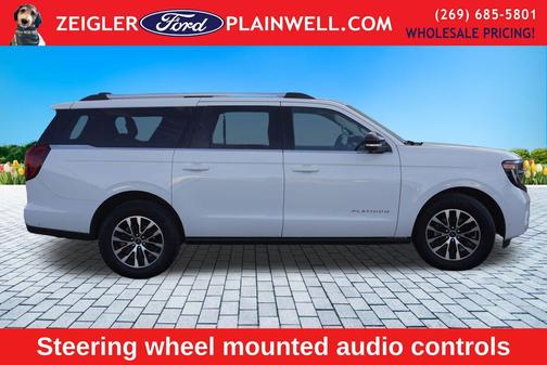 Oxford White 2025 Ford Expedition Max Platinum