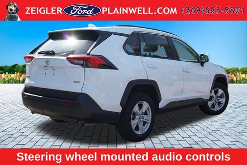 Super White 2021 Toyota RAV4 XLE