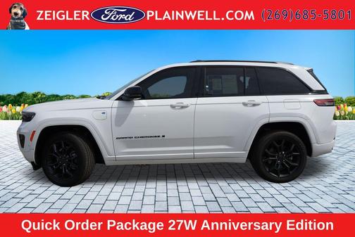 Bright White Clearcoat 2024 Jeep Grand Cherokee 4xe Anniversary Edition