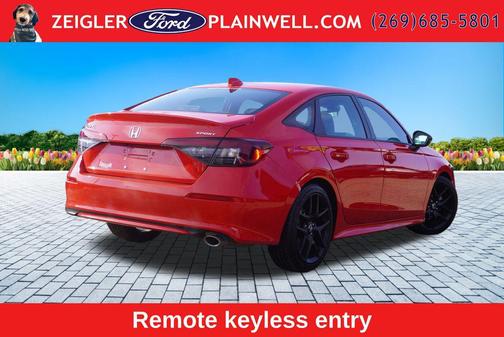 Red 2025 Honda Civic Sport