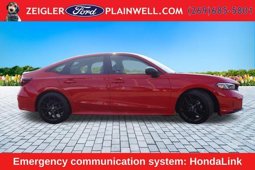Red 2025 Honda Civic Sport