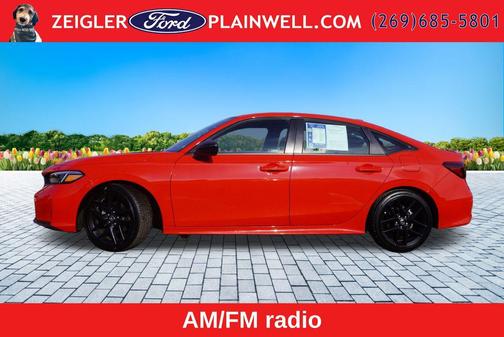 Red 2025 Honda Civic Sport