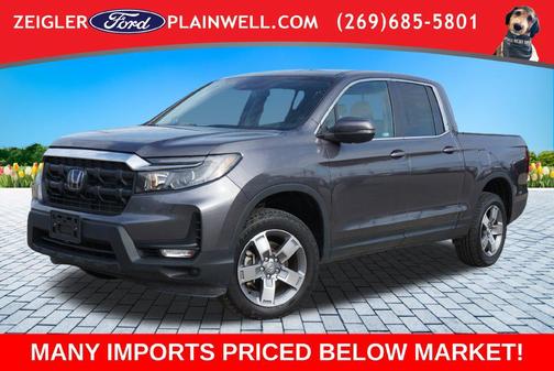 Gray 2025 Honda Ridgeline RTL