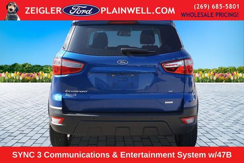 Lightning Blue Metallic 2018 Ford EcoSport SE