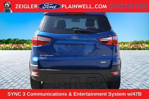 Lightning Blue Metallic 2018 Ford EcoSport SE