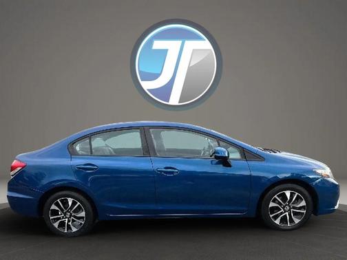Dyno Blue Pearl 2013 Honda Civic LX