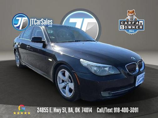 Jet Black 2008 BMW 528 528i Sedan 4D