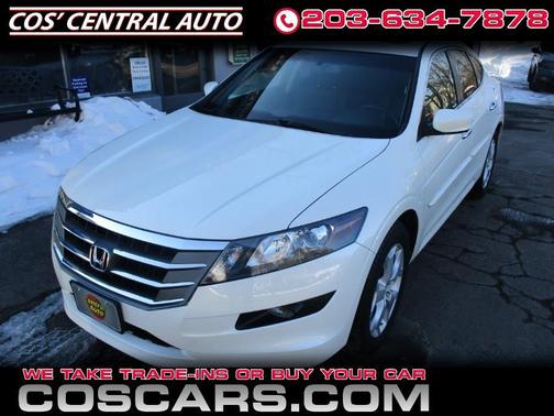 White Diamond Pearl 2010 Honda Accord Crosstour EX-L SUV