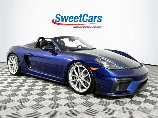 Blue Metallic 2023 Porsche 718 Spyder Base