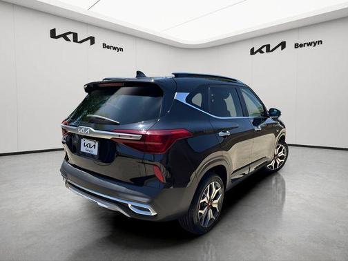 Cherry Black 2023 Kia Seltos SX Turbo
