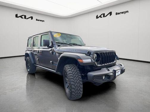 Granite Crystal Metallic Clearcoat 2025 Jeep Wrangler 4xe Willys