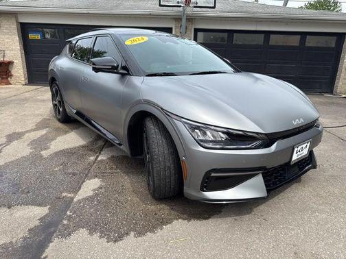 Steel Matte Gray 2024 Kia EV6 GT-Line