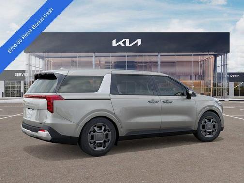 Ivory Silver 2026 Kia Carnival Hybrid EX