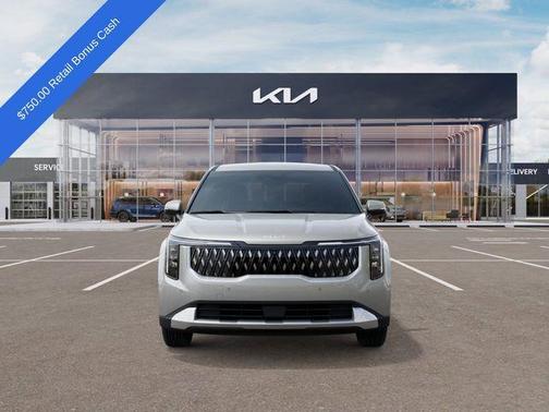 Ivory Silver 2026 Kia Carnival Hybrid EX