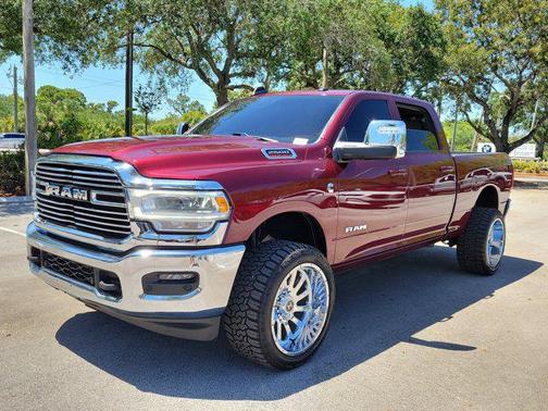 Delmonico Red Pearlcoat 2023 RAM 2500 Laramie Crew Cab 4x4 6'4' Box