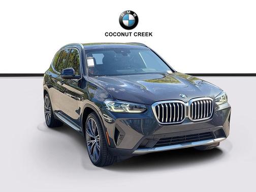Dark Graphite Metallic 2022 BMW X3 sDrive30i