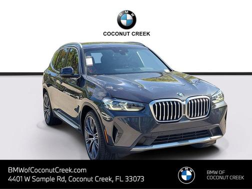 Dark Graphite Metallic 2022 BMW X3 sDrive30i