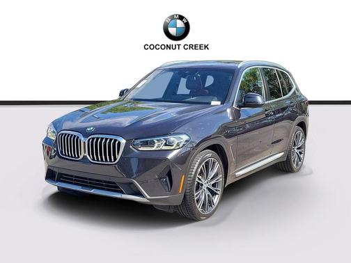Dark Graphite Metallic 2022 BMW X3 sDrive30i