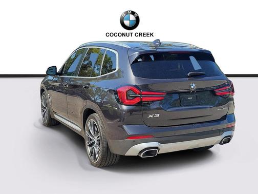 Dark Graphite Metallic 2022 BMW X3 sDrive30i