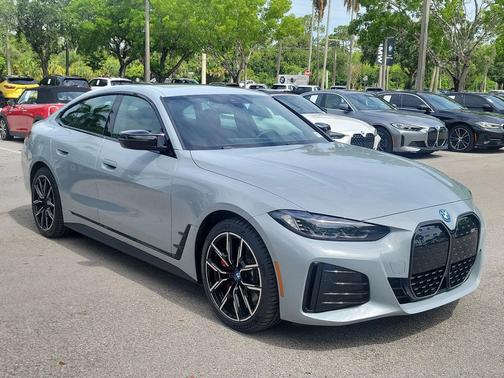 Brooklyn Grey Metallic 2024 BMW i4 Gran Coupe M50