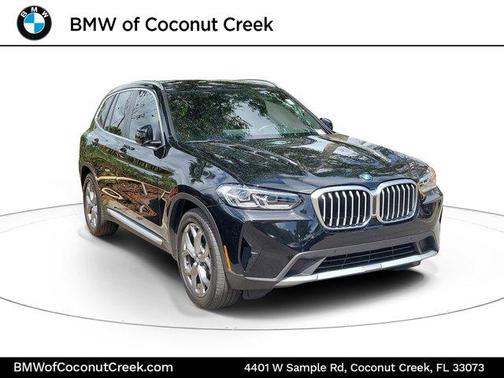 Black Sapphire Metallic 2022 BMW X3 sDrive30i