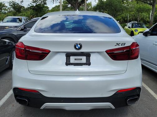 Mineral White Metallic 2019 BMW X6 xDrive35i