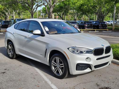 Mineral White Metallic 2019 BMW X6 xDrive35i