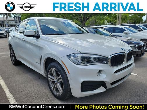 Mineral White Metallic 2019 BMW X6 xDrive35i