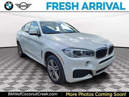 Mineral White Metallic 2019 BMW X6 xDrive35i