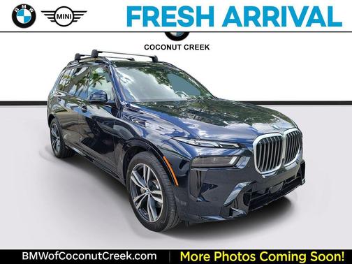 Carbon Black Metallic 2025 BMW X7 xDrive40i