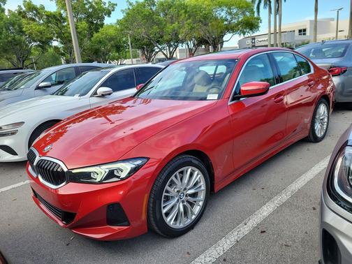 Melbourne Red Metallic 2024 BMW 330 330i
