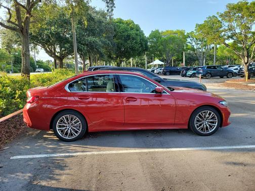 Melbourne Red Metallic 2024 BMW 330 330i