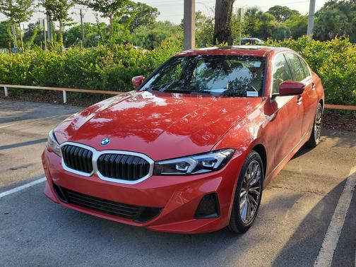 Melbourne Red Metallic 2024 BMW 330 330i