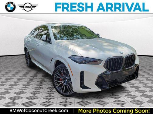 Mineral White Metallic 2024 BMW X6 xDrive40i