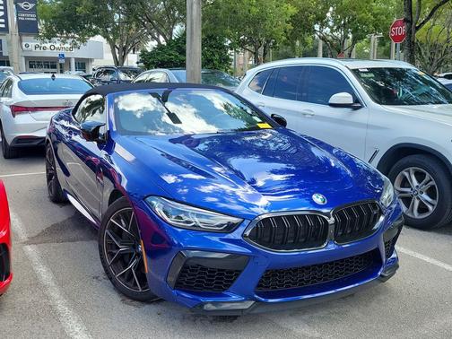 Marina Bay Blue Metallic 2024 BMW M8 Competition