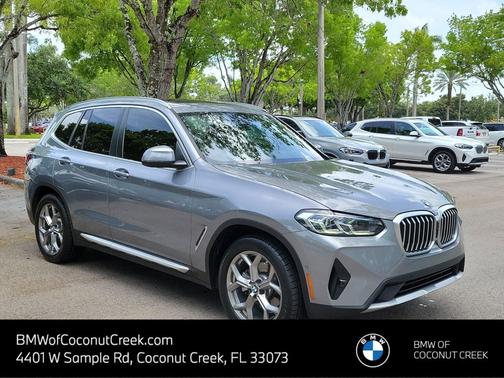Gray Metallic 2024 BMW X3 sDrive30i