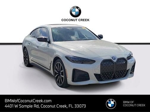 Alpine White 2024 BMW i4 Gran Coupe M50