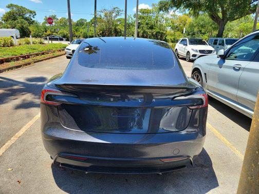 Stealth Grey 2025 Tesla Model 3 Performance