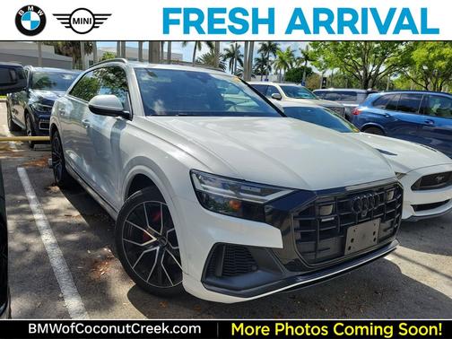 Glacier White Metallic 2022 Audi Q8 55 Premium Plus