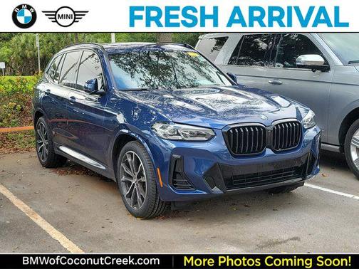 Phytonic Blue Metallic 2022 BMW X3 sDrive30i