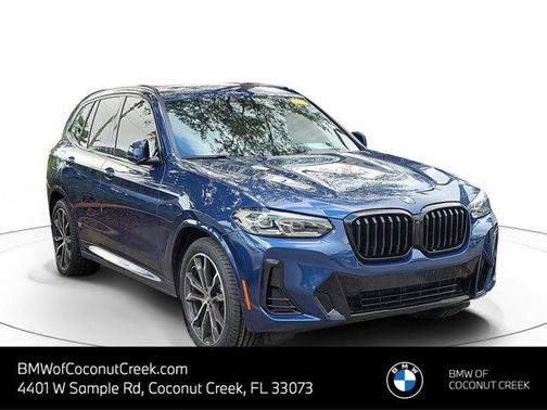 Phytonic Blue Metallic 2022 BMW X3 sDrive30i