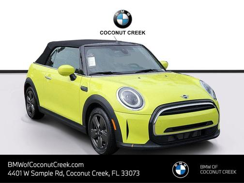 Zesty Yellow 2024 MINI Convertible Cooper