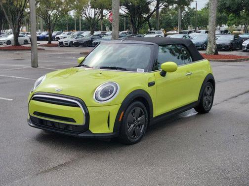 Zesty Yellow 2024 MINI Convertible Cooper